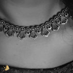 Laviora Regal Radiance Gold Choker with Diamond Detailing – Onam Jewellery Necklace 21
