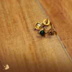 Kerala Palakka Traditional Green-Red Pendant Necklace Set with Pearls – Onam Jewellery Necklace 4